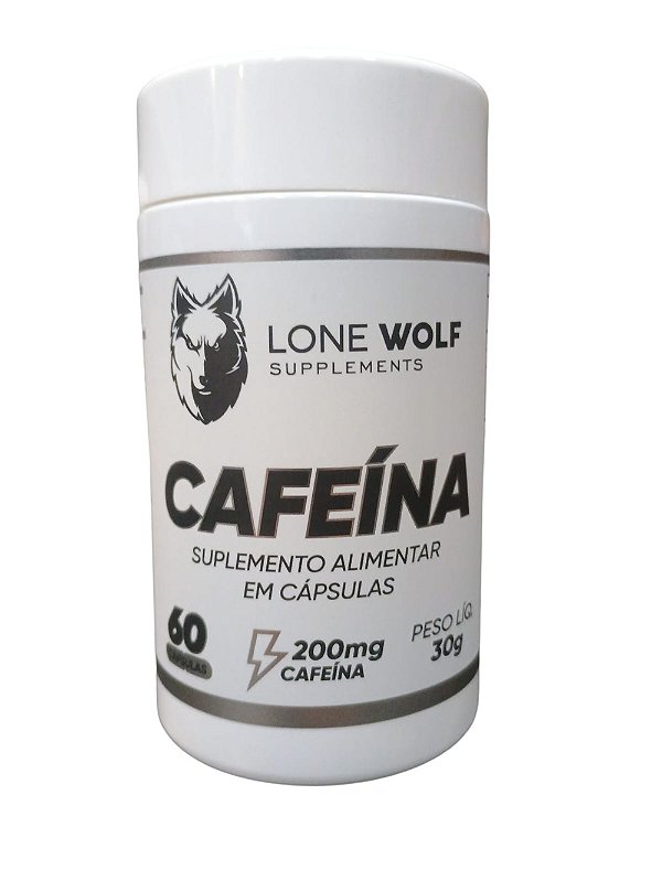 Cafeína 60 caps - Lone Wolf Supplements