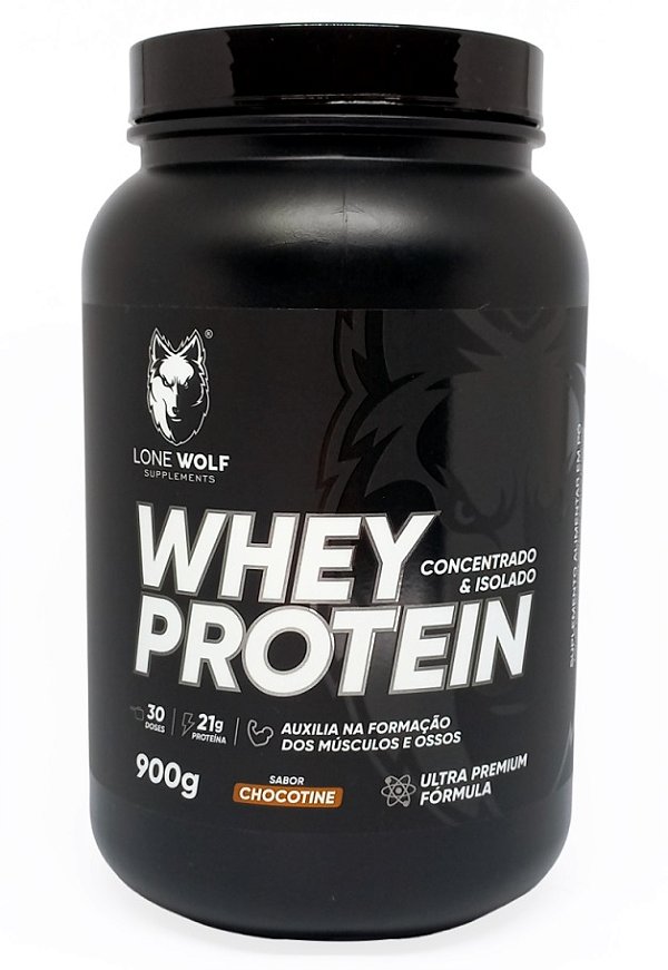 Whey Protein Concentrado e Isolado 900g - Lone Wolf Supplements
