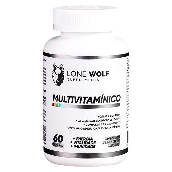 Multivitamínico 60 Cápsulas - Lone Wolf Supplements