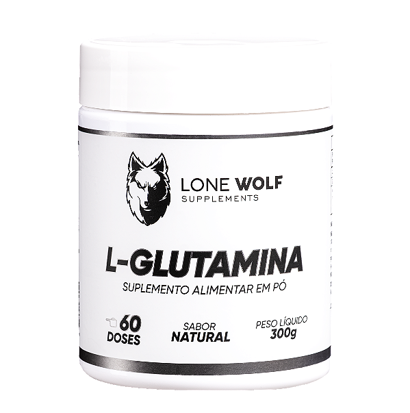 L-Glutamina 300g - Lone Wolf Supplements