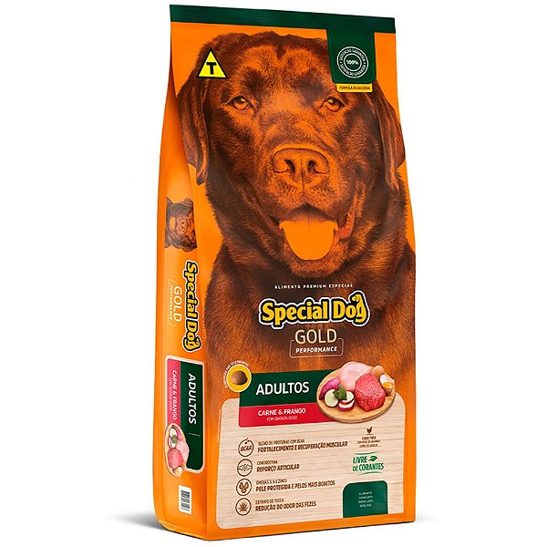 Special Dog Gold Performance Frango e Carne - Adultos 15kg