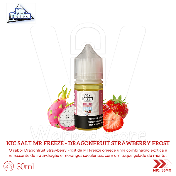 Nic Salt Mr Freeze 30ml / 35mg - Dragonfruit Strawberry Frost