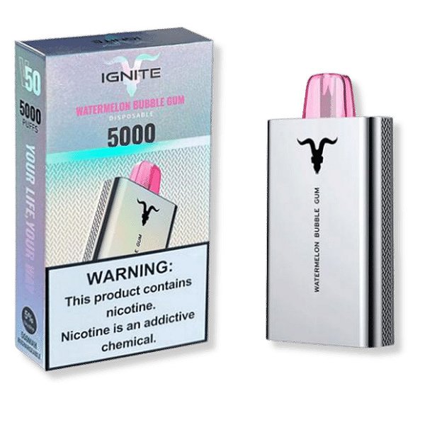 Pod Desc Ignite V50 5.000 - Watermelon Bubble Gum