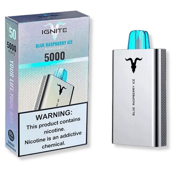 Pod Desc Ignite V50 5.000 - Blue Raspberry Ice