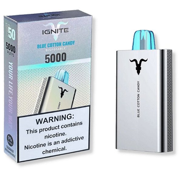 Pod Desc Ignite V50 5.000 - Blue Cotton Candy