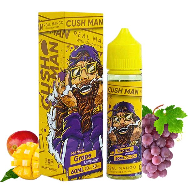 Juice Nasty Cush man 60ml / 3mg - High Mint Mango Grape