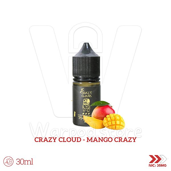 Nic Salt Crazy Clouds 30ml / 35mg - Mango Crazy