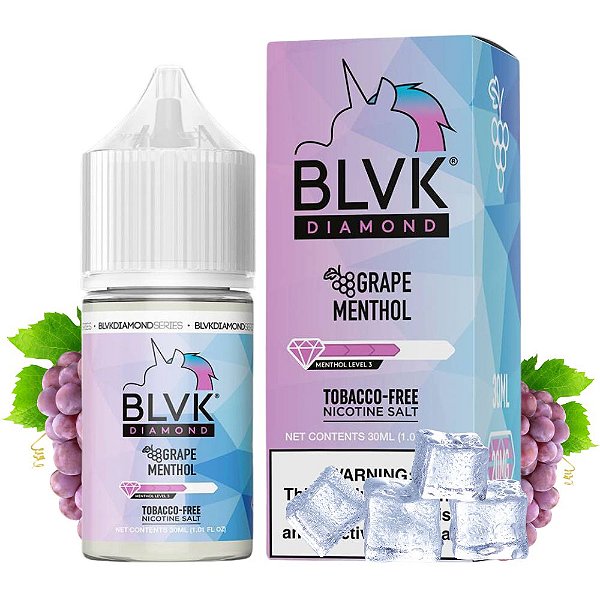 Nic Salt Blvk Diamond 30ml / 35mg - Grape Menthol