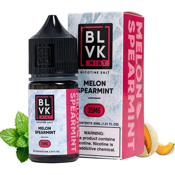 Nic Salt Blvk Mint 30ml / 35mg - Melon Spearmint