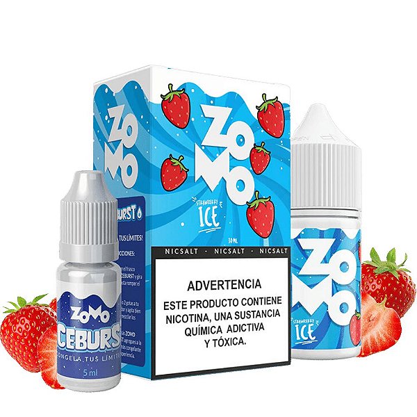 Nic Salt Zomo Icebusrt 30ml / 20mg - Strawberry Ice