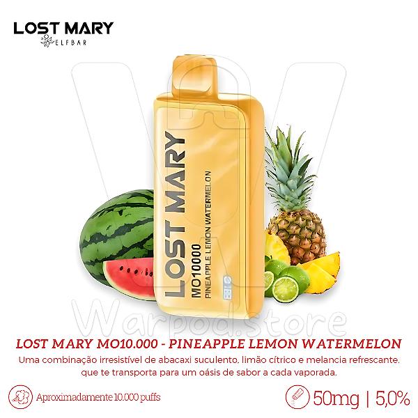 Pod Desc Lost Mary MO 10.000 - Pineapple Lemon Watermelon