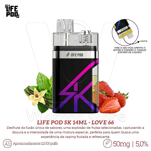 Pod Desc Life Pod SK 14 ML - Love 66