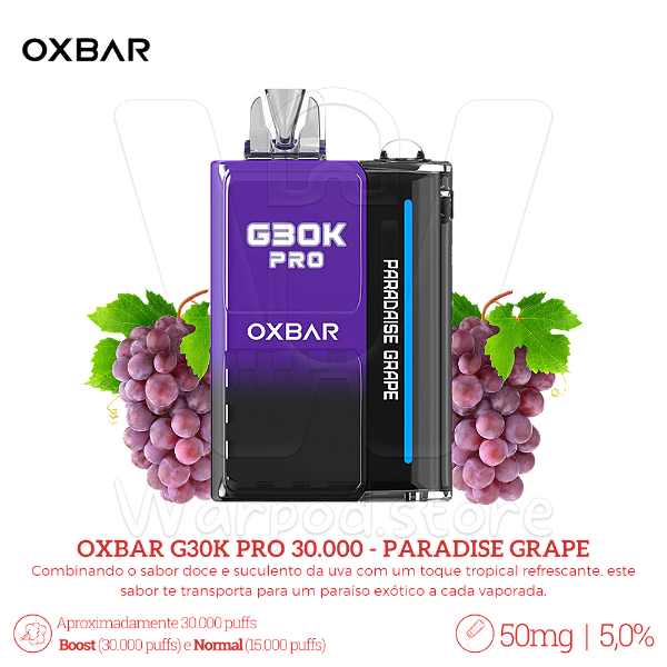 Pod Desc Oxbar G30K Pro 30.000 - Paradise Grape