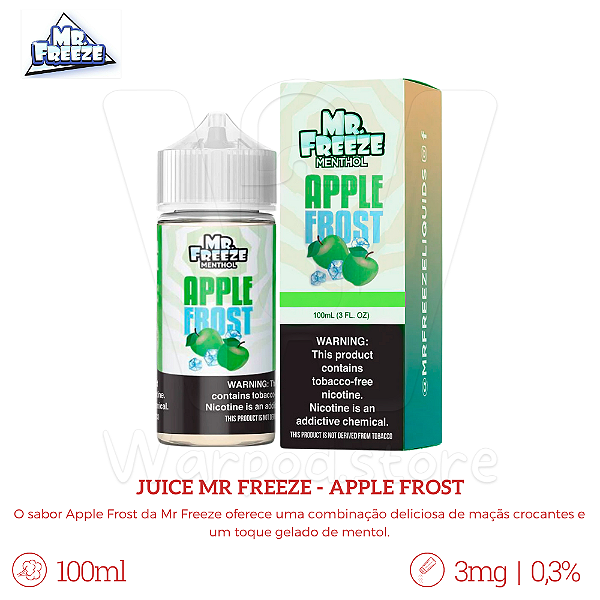 Juice Mr Freeze 100ml / 3mg - Apple Frost