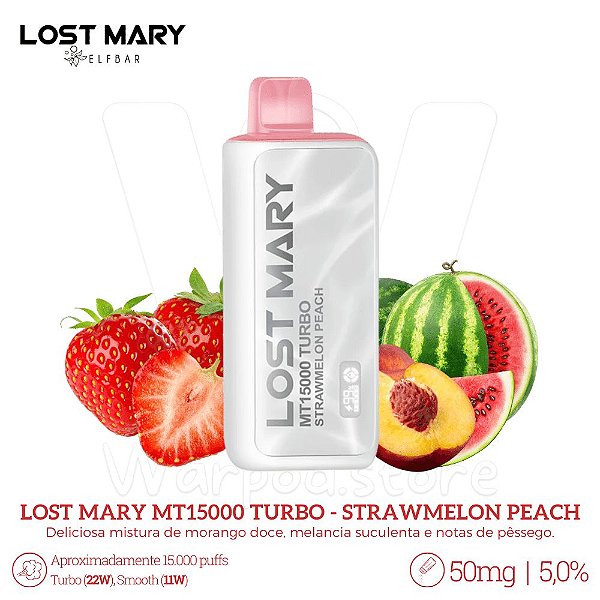 Pod Desc Lost Mary MT15.000 - Strawmelon Peach
