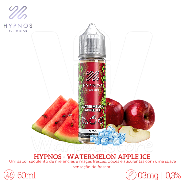 Juice Hypnos 60ml / 3mg - Watermelon Apple Ice
