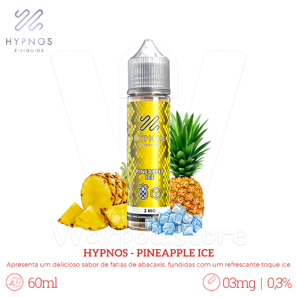 Juice Hypnos 60ml / 3mg - Pineapple Ice