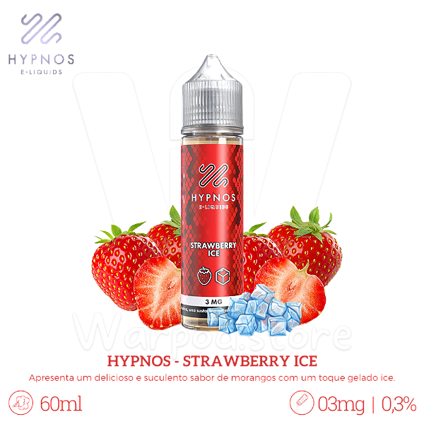 Juice Hypnos 60ml / 3mg - Strawberry Ice