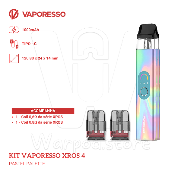 Aparelho Pod Vaporesso Xros 4 - Pastel Palette