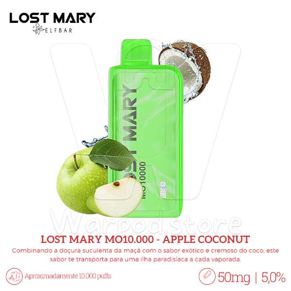 Pod Desc Lost Mary MO 10.000 - Apple Coconut