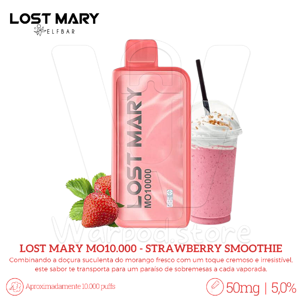 Pod Desc Lost Mary MO 10.000 - Strawberry Smoothie