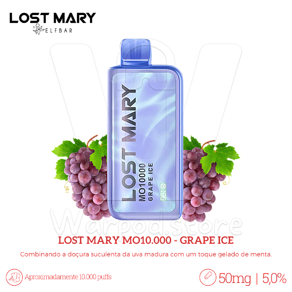 Pod Desc Lost Mary MO 10.000 - Grape Ice