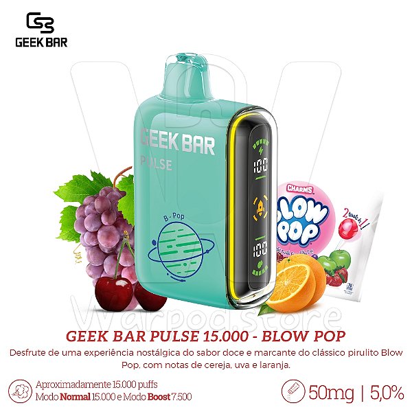 Pod Desc Geek Bar 15.000 - Blow Pop