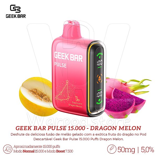 Pod Desc Geek Bar 15.000 - Dragon Melon