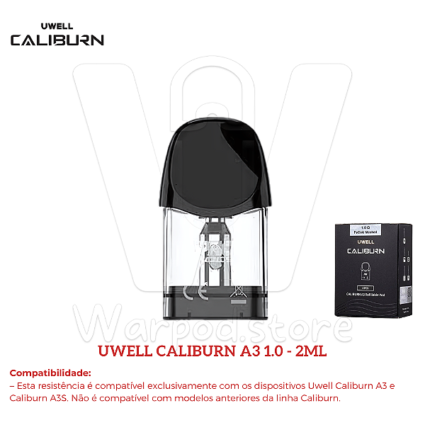 Resistencia Uwell Caliburn A3 1.0 FeCrAI Meshed