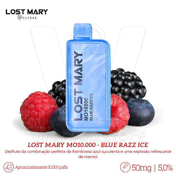 Pod Desc Lost Mary MO 10.000 - Blue Razz Ice