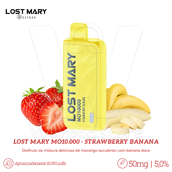 Pod Desc Lost Mary MO 10.000 - Strawberry Banana