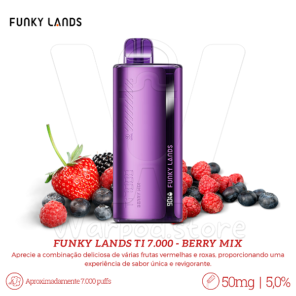 Pod Desc Funky Lands Ti 7.000 - Berry Mix