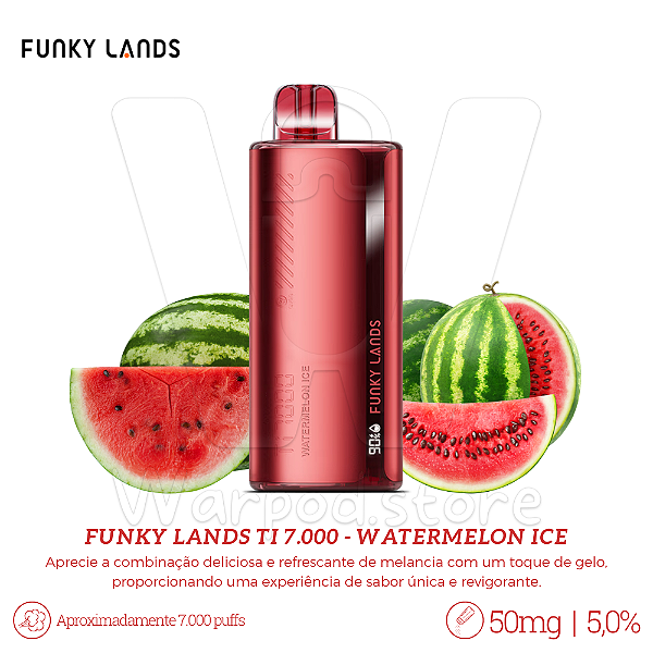Pod Desc Funky Lands Ti 7.000 - Watermelon Ice