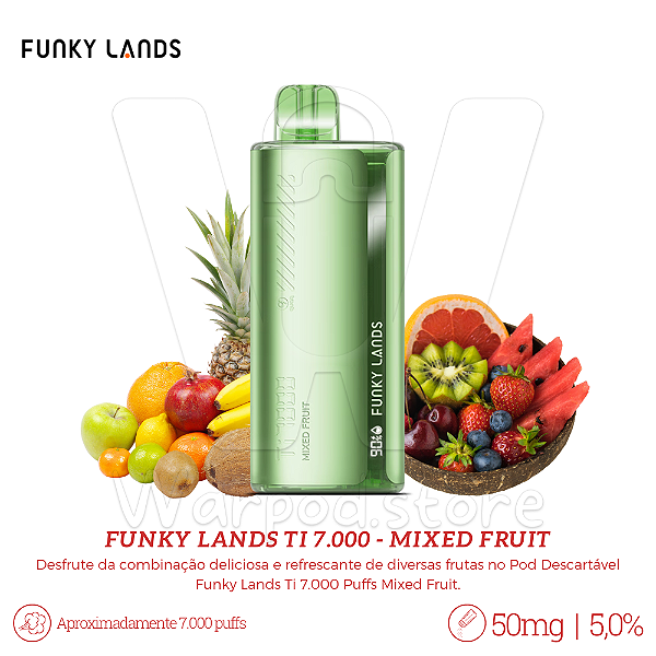 Pod Desc Funky Lands Ti 7.000 - Mixed Fruit