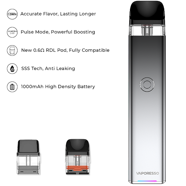 Aparelho Pod Vaporesso Xros 3 - Icy Silver