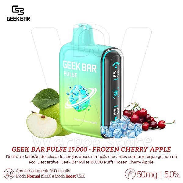 Pod Desc Geek Bar 15.000 - Frozen Cherry Apple