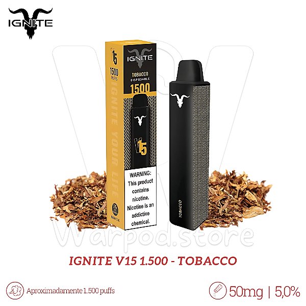 Pod Desc Ignite V15 1.500 - Tobacco