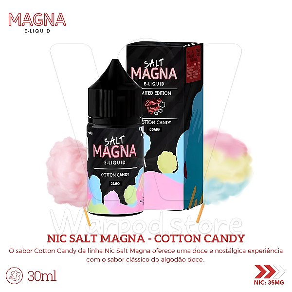 Nic Salt Magna 30ml / 35mg - Cotton Candy