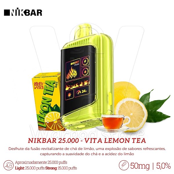 Pod Desc Nikbar 25.000 - Vita Lemon Tea