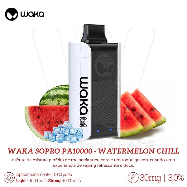 Pod Desc  Waka SoPro PA10000 - Watermelon Chill