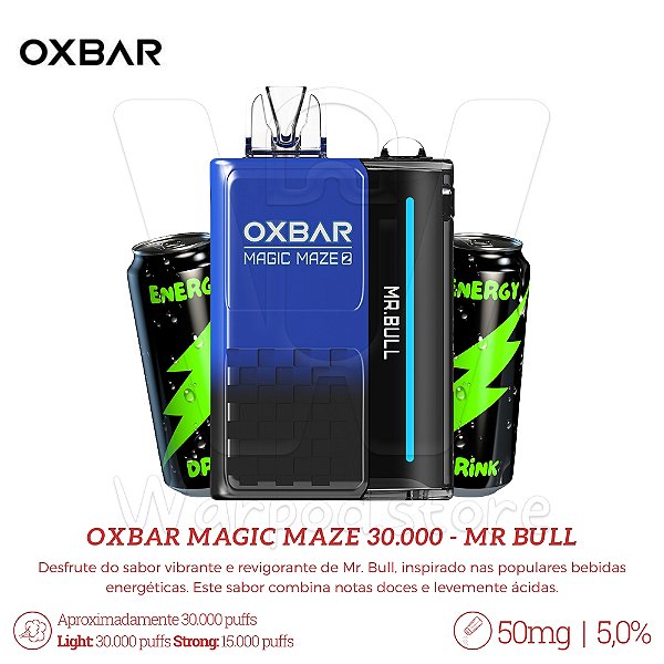 Pod Desc Oxbar Magic Maze 2.0 30.000 - Mr. Bull