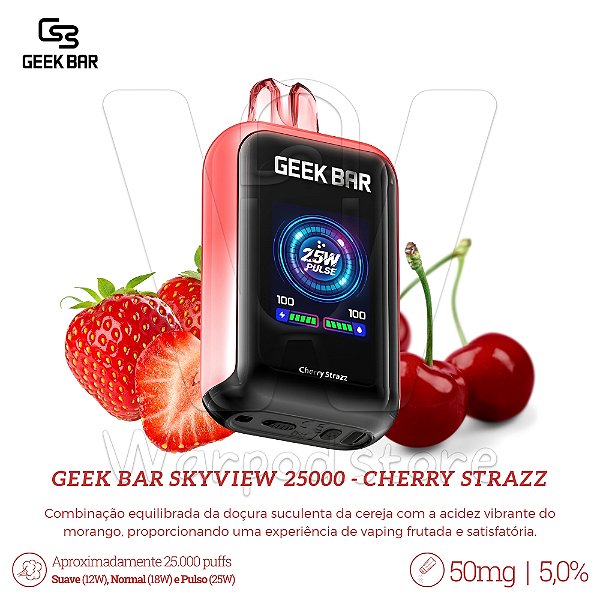 Pod Desc Geek Bar Skyview 25.000 - Cherry Strazz