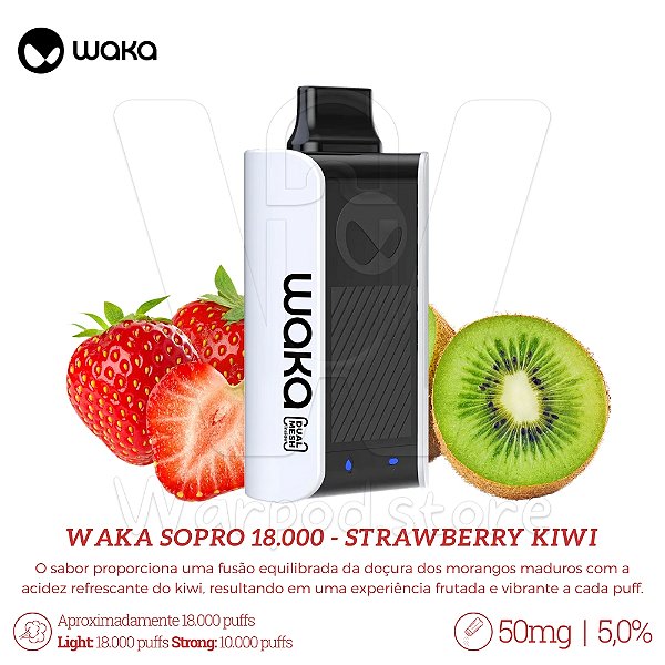 Pod Desc Waka SoPro 18000 - Strawberry Kiwi
