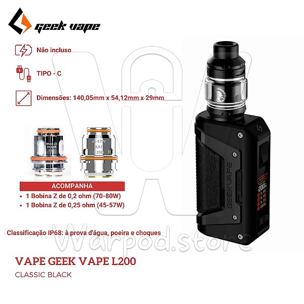 Vape Geek Vape L200 - Classic Black