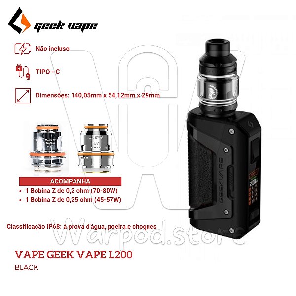 Vape Geek Vape L200 - Black