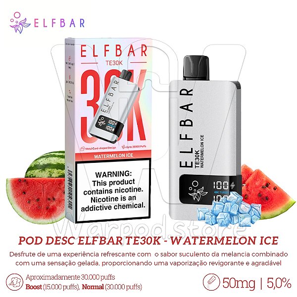 Pod Desc Elfbar TE30k - Watermelon Ice