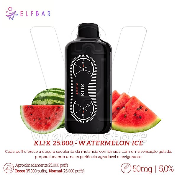 Pod Desc Klix 25.000 - Watermelon Ice