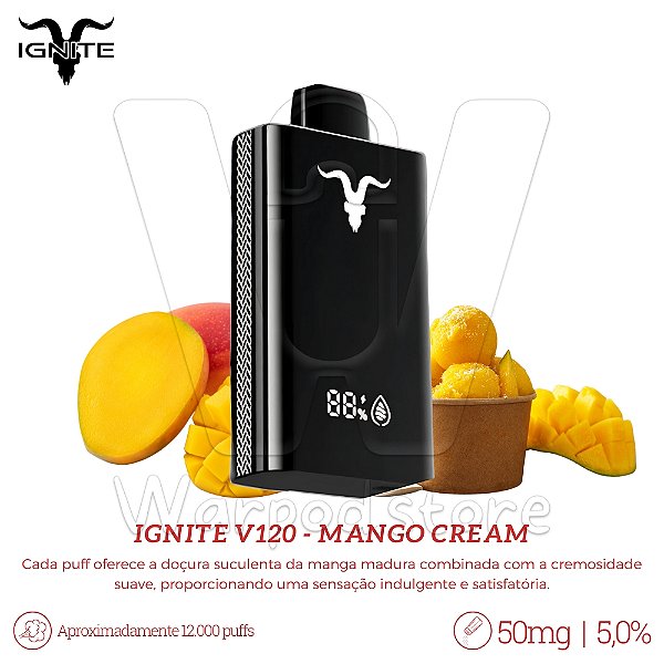 Pod Desc Ignite V120 12.000 - Mango Cream
