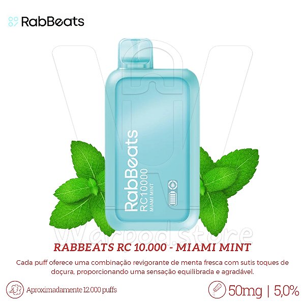 Pod Desc RabBeats RC 10.000 - Miami Mint