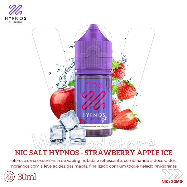 Nic Salt Hypnos 30ml / 20mg - Strawberry Apple Ice